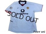 Manchester United 2002-2003 Away Shirt #11 Giggs Champions League Patch/Badge