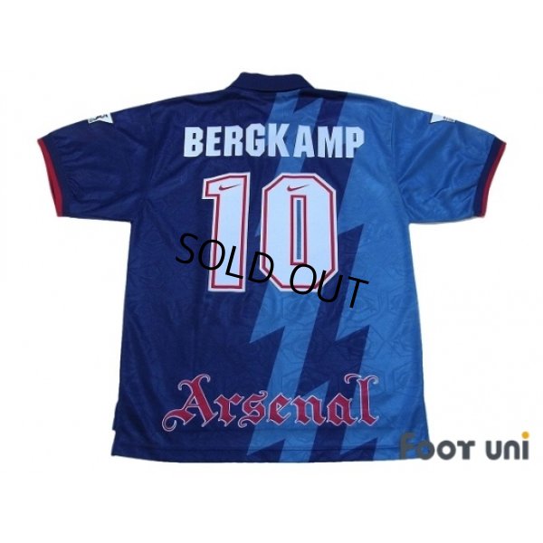 Photo2: Arsenal 1995-1996 Away Shirt #10 Bergkamp