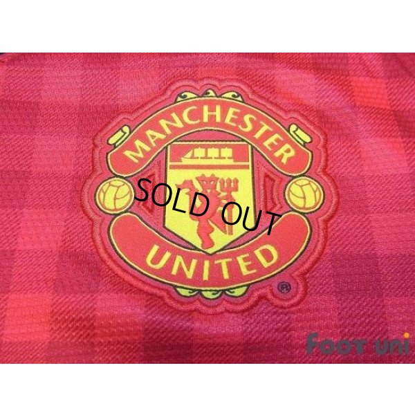Photo6: Manchester United 2012-2013 Home Long Sleeve Shirt #20 van Persie Champions League Patch/Badge