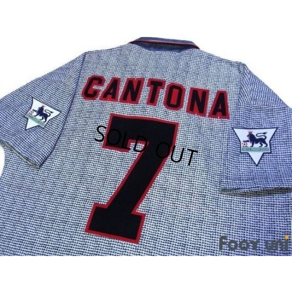 Photo4: Manchester United 1995-1996 Away Shirt #7 Cantona Premier League Patch/Badge