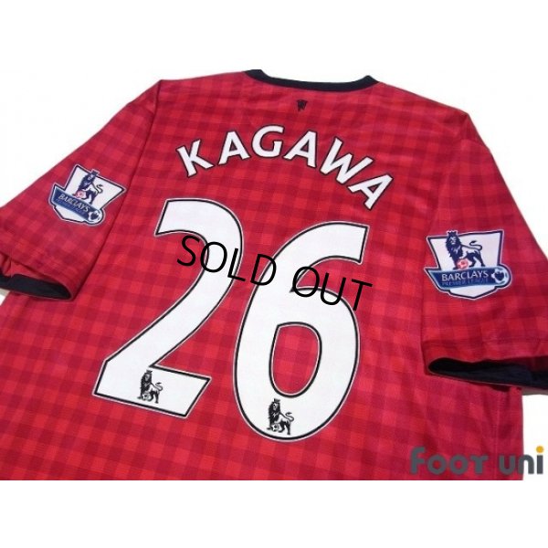 Photo4: Manchester United 2012-2013 Home Shirt #26 Kagawa BARCLAYS PREMIER LEAGUE Patch/Badge