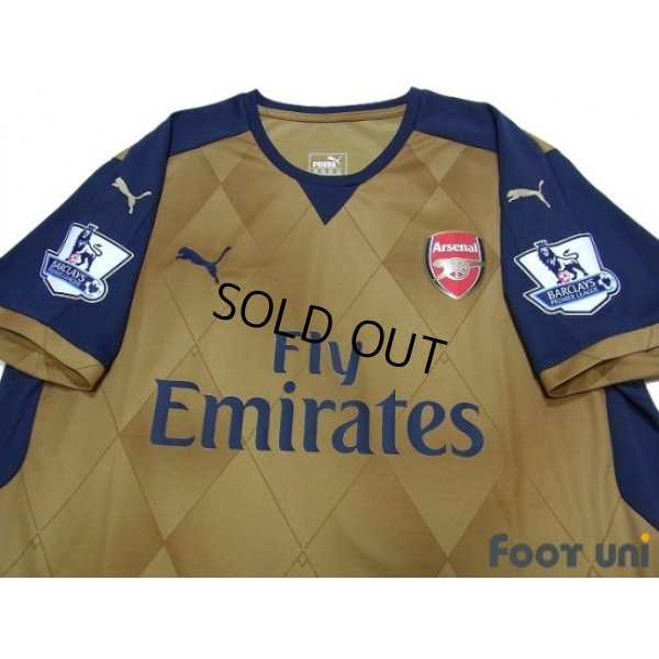 Photo3: Arsenal 2015-2016 Away Shirt #35 Mohamed Elneny BARCLAYS PREMIER LEAGUE Patch/Badge