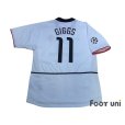 Photo2: Manchester United 2002-2003 Away Shirt #11 Giggs Champions League Patch/Badge (2)