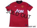 Manchester United 2013-2014 Home Shirt #19 Welbeck Premier League Champions Patch