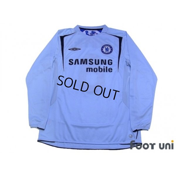 Photo1: Chelsea 2005-2006 Away Long Sleeve Shirt #8 Lampard