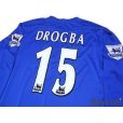 Photo4: Chelsea 2005-2006 Home Long Sleeve Shirt #15 Drogba Champions Barclays Premiership Patch/Badge