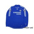 Photo1: Chelsea 2006-2008 Home Authentic Long Sleeve Shirt #11 Drogba Champions Barclays Premiership Patch/Badge (1)