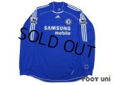 Chelsea 2006-2008 Home Authentic Long Sleeve Shirt #11 Drogba Champions Barclays Premiership Patch/Badge