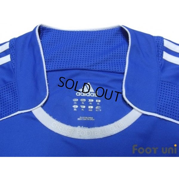 Photo5: Chelsea 2006-2008 Home Authentic Long Sleeve Shirt #11 Drogba Champions Barclays Premiership Patch/Badge