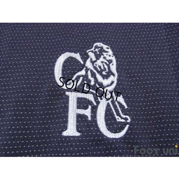 Photo6: Chelsea 2004-2005 Away Long Sleeve Shirt #15 Drogba Champions League Patch/Badge