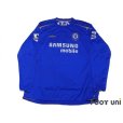 Photo1: Chelsea 2005-2006 Home Long Sleeve Shirt #15 Drogba Champions Barclays Premiership Patch/Badge (1)