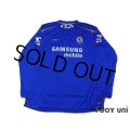 Chelsea 2005-2006 Home Long Sleeve Shirt #15 Drogba Champions Barclays Premiership Patch/Badge