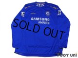 Chelsea 2005-2006 Home Long Sleeve Shirt #15 Drogba Champions Barclays Premiership Patch/Badge