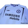 Photo3: Chelsea 2005-2006 Away Long Sleeve Shirt #8 Lampard