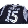Photo4: Chelsea 2004-2005 Away Long Sleeve Shirt #15 Drogba Champions League Patch/Badge