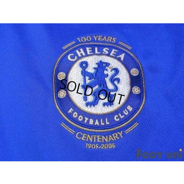 Photo6: Chelsea 2005-2006 Home Long Sleeve Shirt #15 Drogba Champions Barclays Premiership Patch/Badge