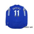 Photo2: Chelsea 2006-2008 Home Authentic Long Sleeve Shirt #11 Drogba Champions Barclays Premiership Patch/Badge (2)