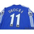 Photo4: Chelsea 2006-2008 Home Authentic Long Sleeve Shirt #11 Drogba Champions Barclays Premiership Patch/Badge