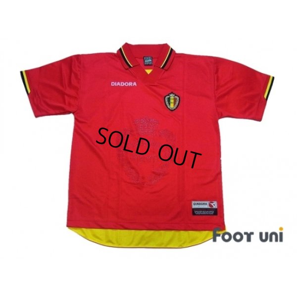 Photo1: Belgium 1997 Home Shirt