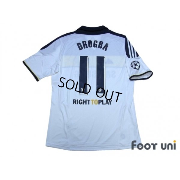 Photo2: Chelsea 2011-2012 3RD Shirt #11 Drogba Champions League Patch/Badge