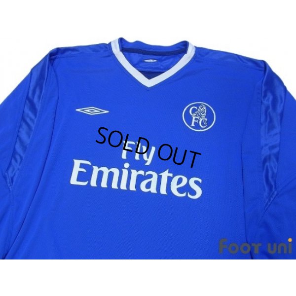 Photo4: Chelsea 2003-2005 Home Reversible Long Sleeve Shirt