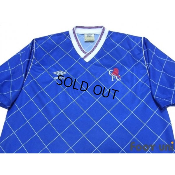 Photo3: Chelsea 1987-1989 Home Shirt