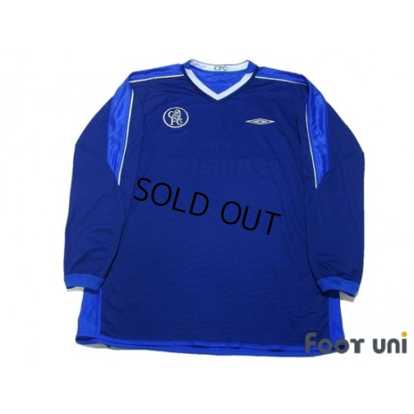 Photo3: Chelsea 2003-2005 Home Reversible Long Sleeve Shirt