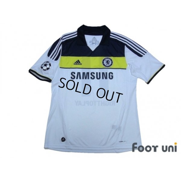 Photo1: Chelsea 2011-2012 3RD Shirt #11 Drogba Champions League Patch/Badge