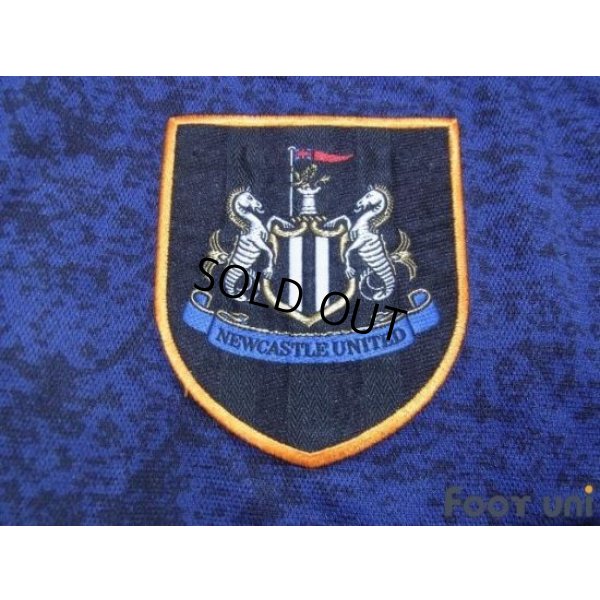 Photo6: Newcastle 1997-1998 Away Long Sleeve Shirt #18 Gillespie The F.A. Premier League Patch/Badge