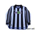 Photo1: Newcastle 2000-2001 Home Long Sleeve Shirt (1)