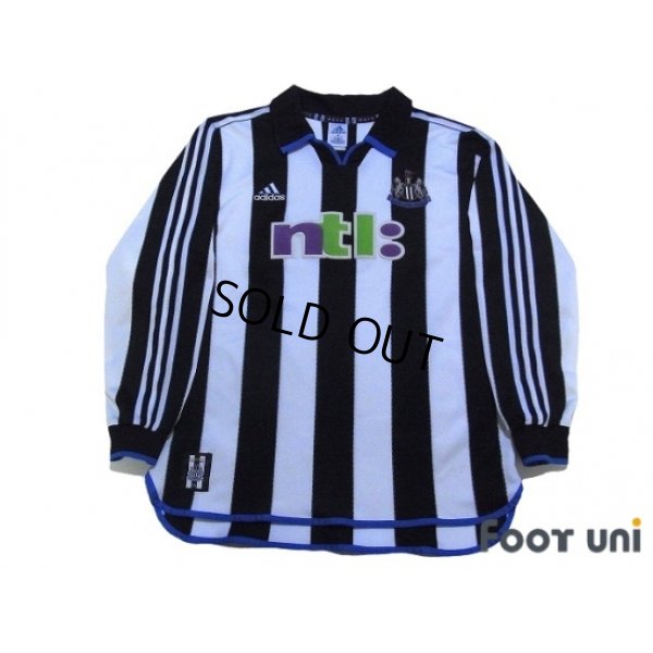 Photo1: Newcastle 2000-2001 Home Long Sleeve Shirt