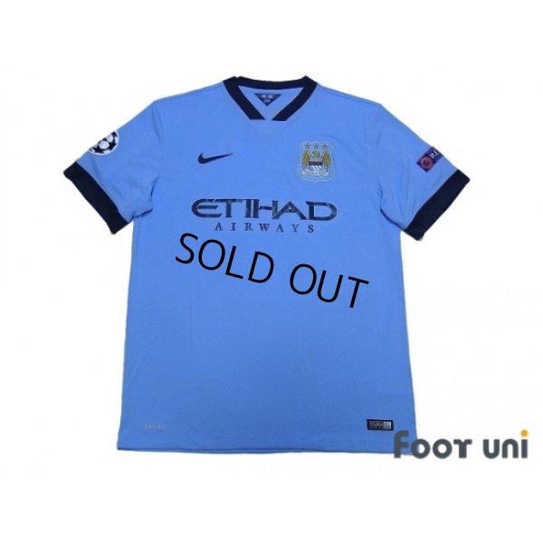 Photo1: Manchester City 2014-2015 Home Shirt Champions League Patch/Badge Respect Patch/Badge