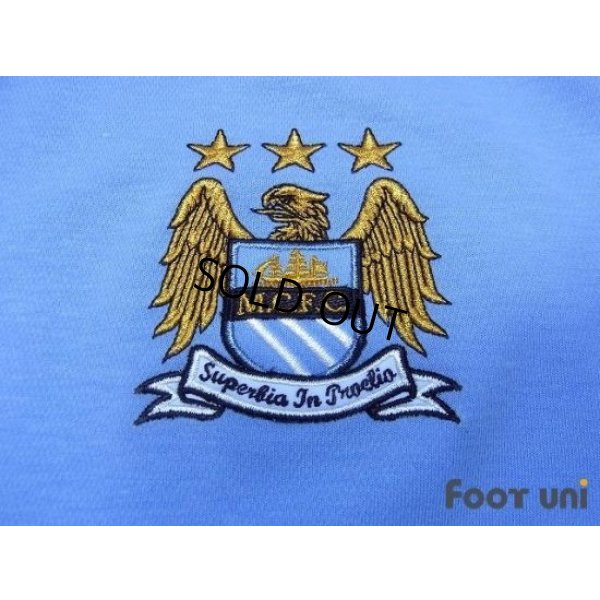 Photo5: Manchester City 2009-2010 Home Long Sleeve Shirt