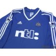 Photo3: Newcastle 2001-2002 Away Long Sleeve Shirt #9 Shearer The F.A. Premier League Patch/Badge