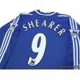 Photo4: Newcastle 2001-2002 Away Long Sleeve Shirt #9 Shearer The F.A. Premier League Patch/Badge