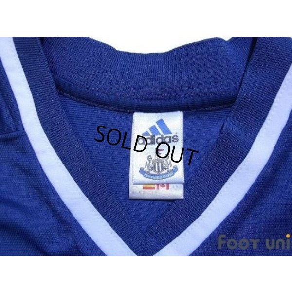 Photo5: Newcastle 2001-2002 Away Long Sleeve Shirt #9 Shearer The F.A. Premier League Patch/Badge