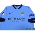 Photo3: Manchester City 2014-2015 Home Shirt Champions League Patch/Badge Respect Patch/Badge