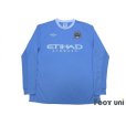 Photo1: Manchester City 2009-2010 Home Long Sleeve Shirt (1)