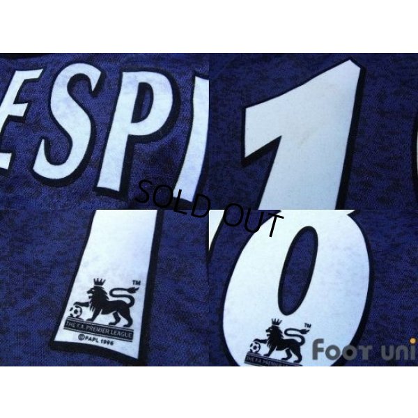 Photo8: Newcastle 1997-1998 Away Long Sleeve Shirt #18 Gillespie The F.A. Premier League Patch/Badge