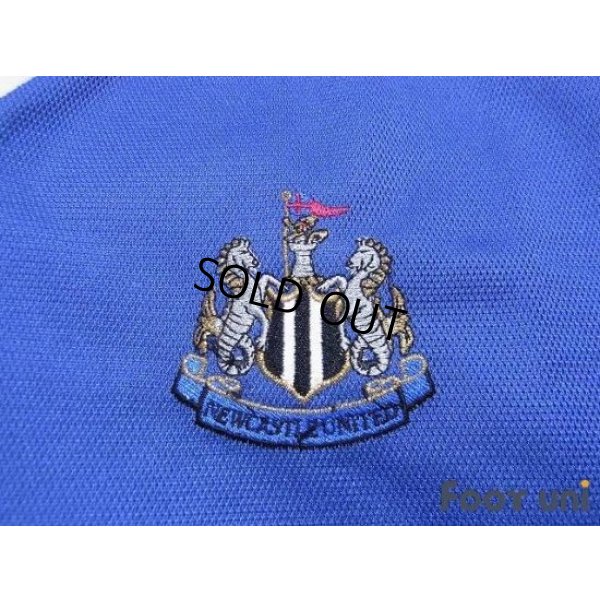 Photo6: Newcastle 2001-2002 Away Long Sleeve Shirt #9 Shearer The F.A. Premier League Patch/Badge