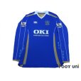 Photo1: Portsmouth 2007-2008 Home Authentic Long Sleeve Shirt #5 Johnson BARCLAYS PREMIER LEAGUE Patch/Badge (1)