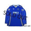 Portsmouth 2007-2008 Home Authentic Long Sleeve Shirt #5 Johnson BARCLAYS PREMIER LEAGUE Patch/Badge