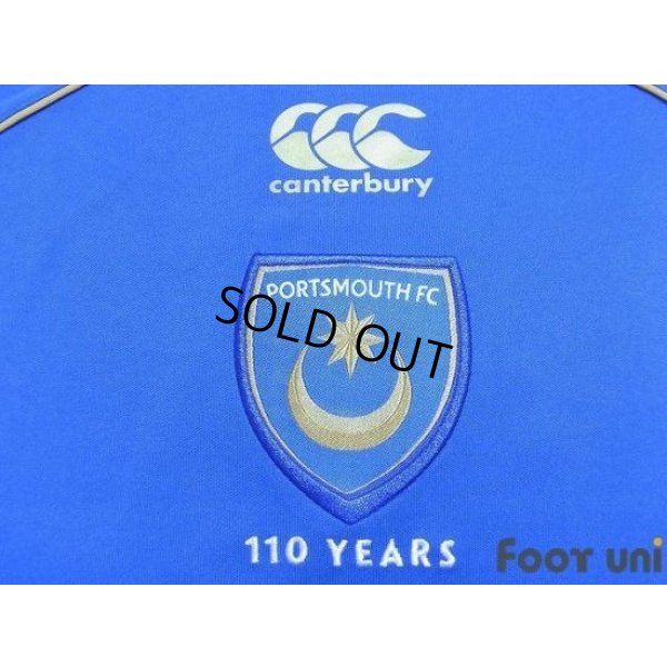 Photo6: Portsmouth 2008-2009 Home Long Sleeve Shirt #9 Crouch BARCLAYS PREMIER LEAGUE Patch/Badge w/tags