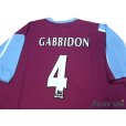 Photo4: West Ham Utd 2005-2006 Home Shirt #4 Gabbidon w/tags