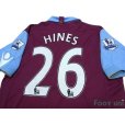Photo4: West Ham Utd 2010-2011 Home Shirt #26 Hines Premier League Patch/Badge
