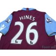 Photo4: West Ham Utd 2010-2011 Home Shirt #26 Hines Premier League Patch/Badge