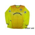 Photo1: Leeds United AFC 2002-2003 Away Long Sleeve Shirt #9 Viduka The F.A. Premier League Patch/Badge (1)
