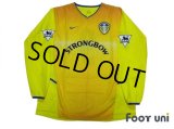 Leeds United AFC 2002-2003 Away Long Sleeve Shirt #9 Viduka The F.A. Premier League Patch/Badge