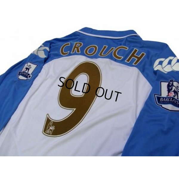 Photo3: Portsmouth 2007-2008 Away Long Sleeve Shirt #9 Crouch BARCLAYS PREMIER LEAGUE Patch/Badge w/tags