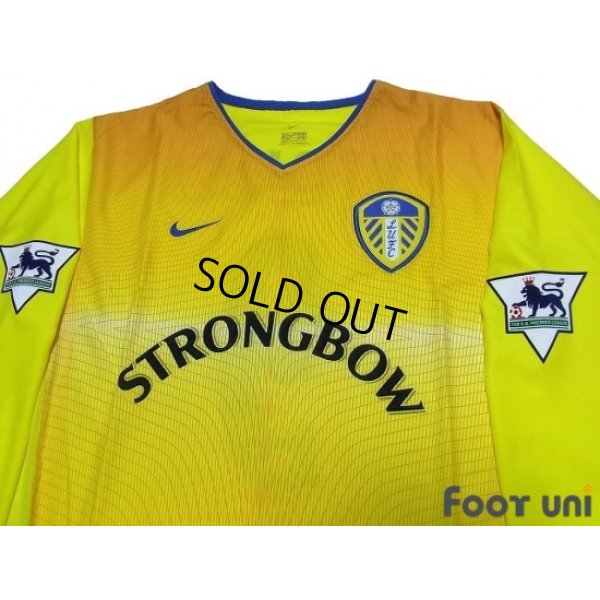 Photo3: Leeds United AFC 2002-2003 Away Long Sleeve Shirt #9 Viduka The F.A. Premier League Patch/Badge